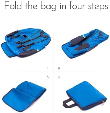 Black Foldable Ultralight Hiking Backpack — photo 5