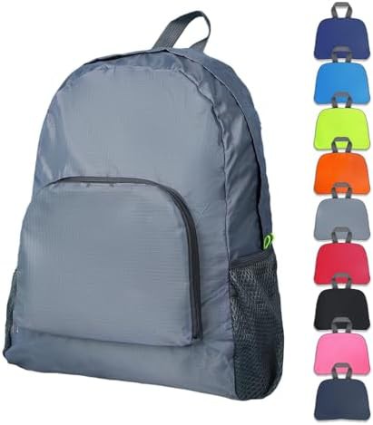 Grey Waterproof Foldable Day Pack
