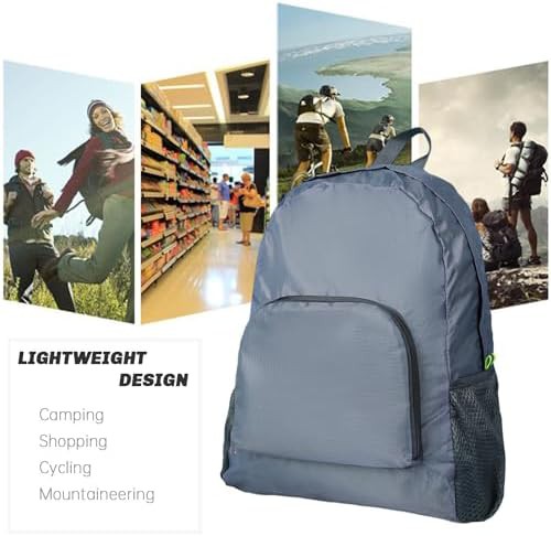 Grey Waterproof Foldable Day Pack — photo 3