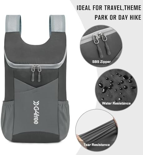 Dark grey womens ultralight rucksack 11l — photo 4