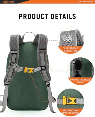 Skysper foldable 20l hiking daypack — photo 3