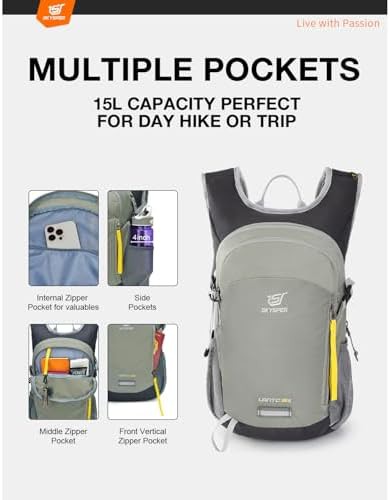 Small 15l hiking backpack for camping and travel — photo 3