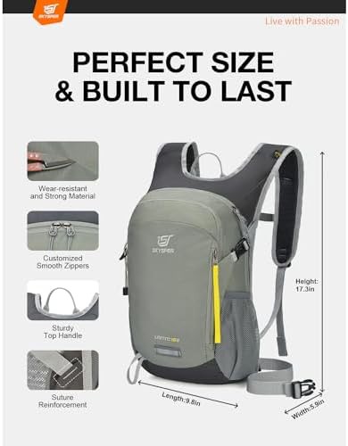 Small 15l hiking backpack for camping and travel — photo 4