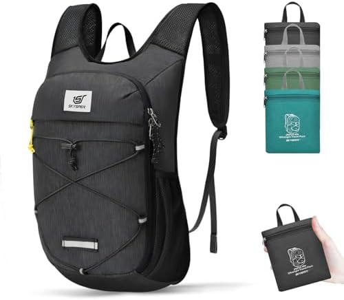 Dual size foldable ultralight daypack