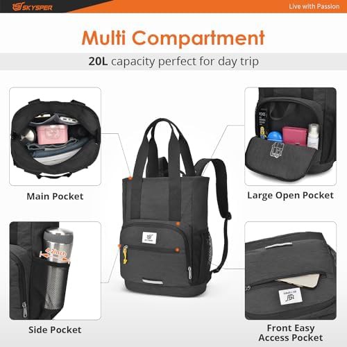20L foldable dayhike backpack for walking — photo 4