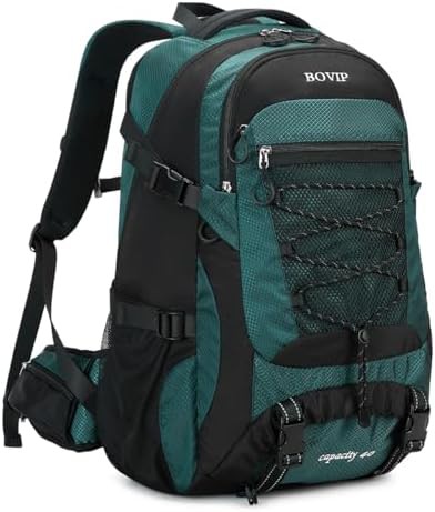 Dark green 40L waterproof hiking daypack