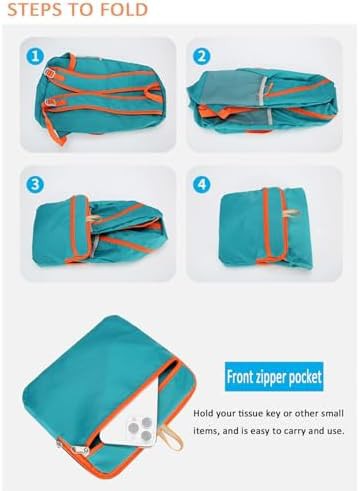 Green Lightweight Packable Hiking Daypack — photo 4