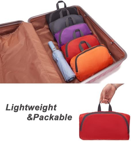 Burgundy 30L Foldable Hiking Backpack — photo 5
