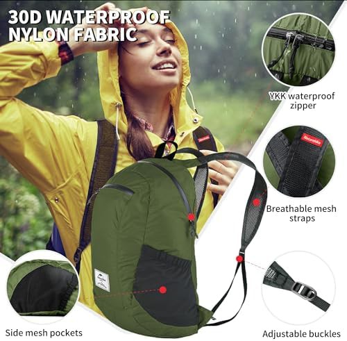 Packable Waterproof Hiking Daypack 18L — photo 4