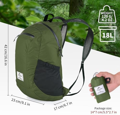 Packable Waterproof Hiking Daypack 18L — photo 5