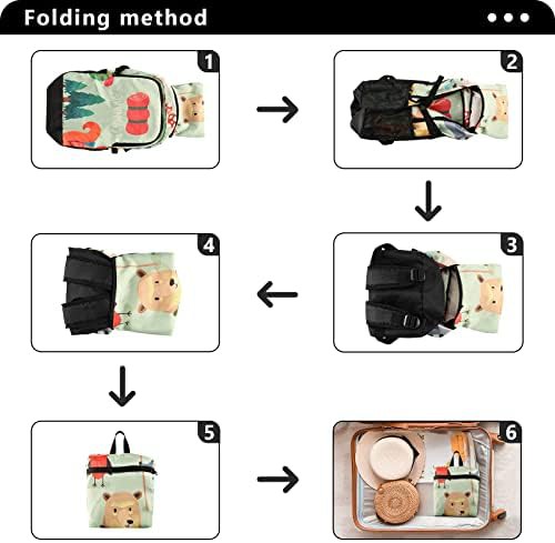 Rainbow dragon lightweight foldable travel backpack — photo 4
