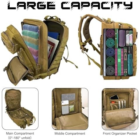 Khaki military molle 3 day rucksack — photo 4