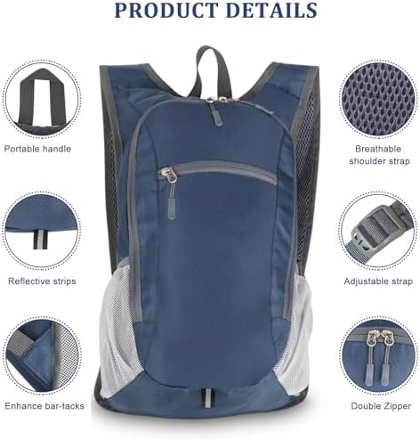 Packable 15L hiking daypack for outdoor gear — photo 3
