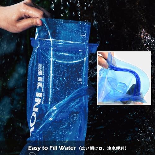 Blue PEVA Hydration Bladder 1.5L Reservoir — photo 4