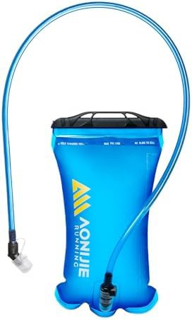Blue foldable hydration bladder 2 liter