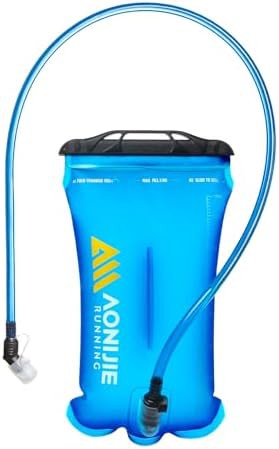 Blue foldable hydration bladder 1.5 liter