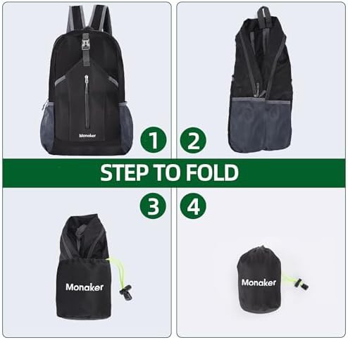 Palm Sized Foldable 20L Hiking Backpack — photo 5