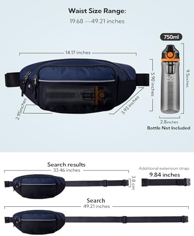 Hiking waist bag travel fanny pack — photo 3