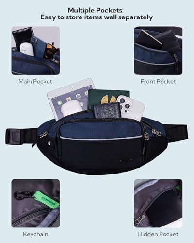 Hiking waist bag travel fanny pack — photo 4