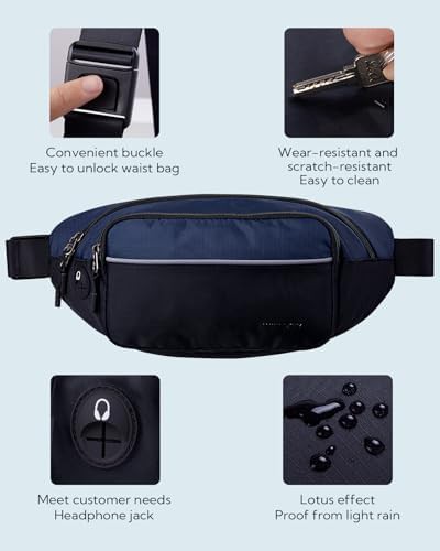 Hiking waist bag travel fanny pack — photo 5