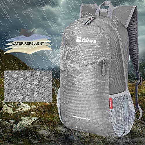 Silver grey and turquoise green 20l daypack — photo 4