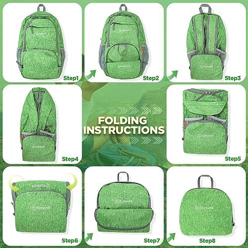 Dark green and navy 20L hiking pack — photo 4
