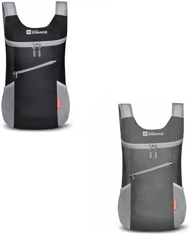 Black grey 14l water resistant day bag
