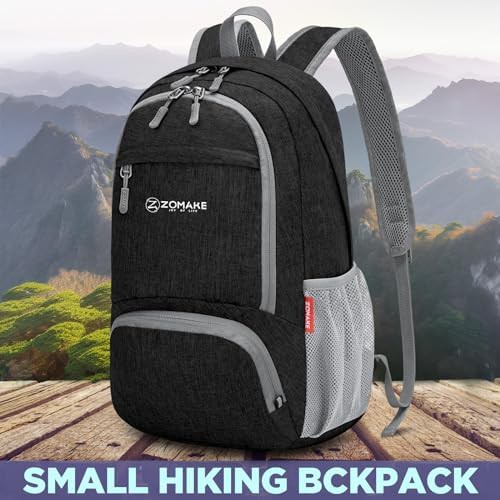 Women black and light purple 20l hiking pack — photo 5