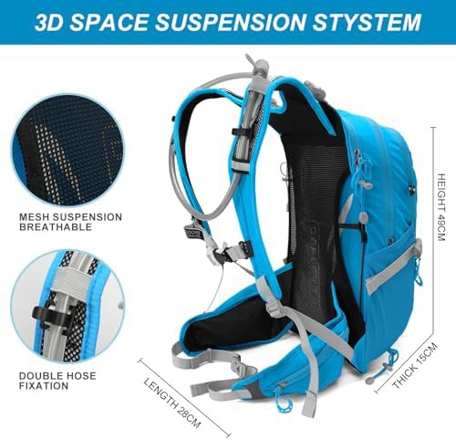 IX INOXTO hydration backpack blue 20l — photo 3