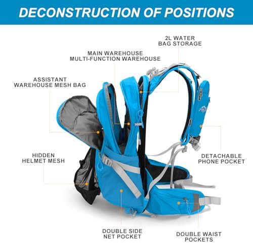 IX INOXTO hydration backpack blue 20l — photo 4