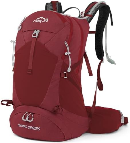 IX INOXTO waterproof hiking daypack red