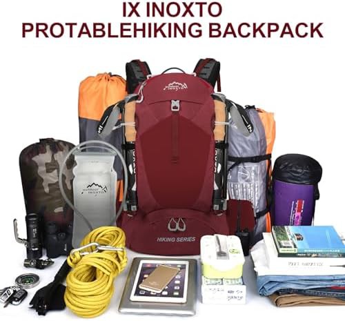 IX INOXTO waterproof hiking daypack red — photo 5
