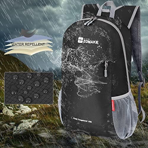 Black and olive green 20l hiking daypack — photo 4