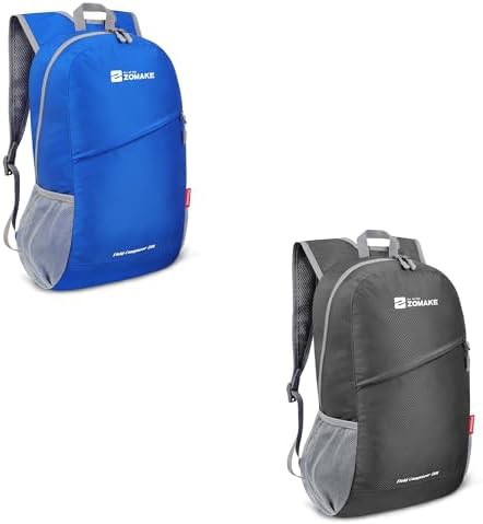 Dark blue grey 20l packable daypack