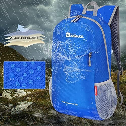 Dark blue grey 20l packable daypack — photo 4