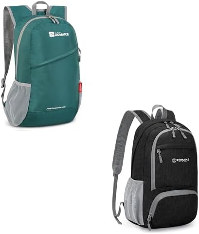 Olive green and black 20L water resistant daypack