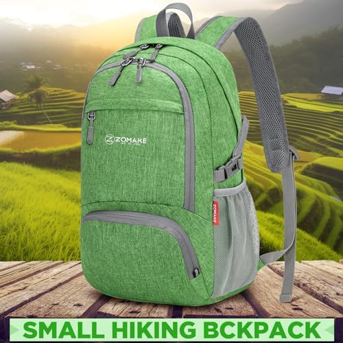 Dark green and black 25L foldable backpack — photo 5