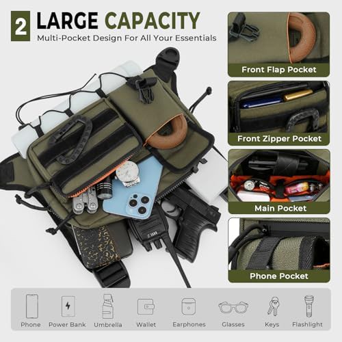Cycling tactical chest rig for sports — photo 3