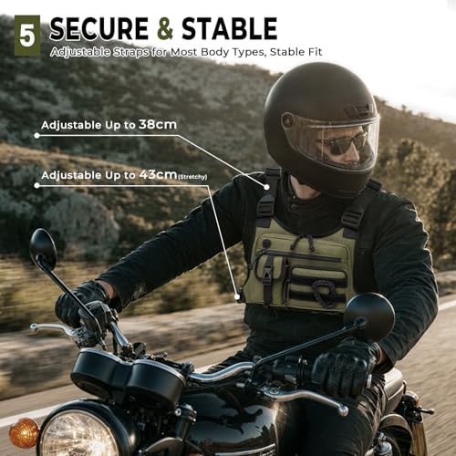 Cycling tactical chest rig for sports — photo 5