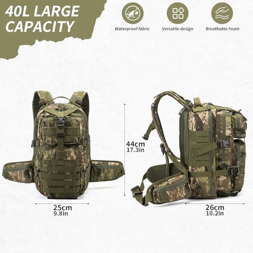 Camouflage Tactical Three Day Hunting Pack — photo 3