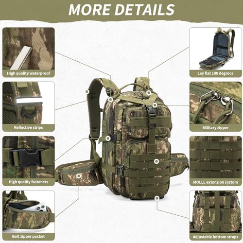 Camouflage Tactical Three Day Hunting Pack — photo 5