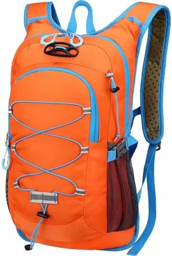 Orange 15L cycling hydration daypack