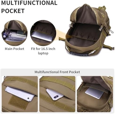 40L military tactical assault pack — photo 4