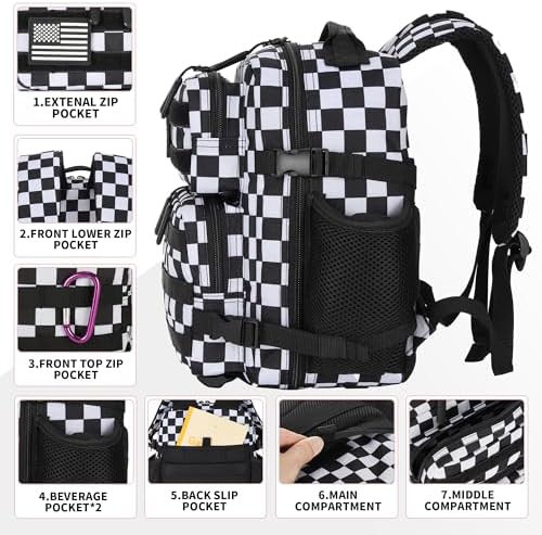 Mini tactical 9L fitness backpack for men — photo 4