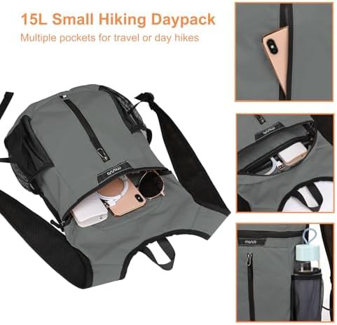 Foldable shoulder travel daypack 10L — photo 3