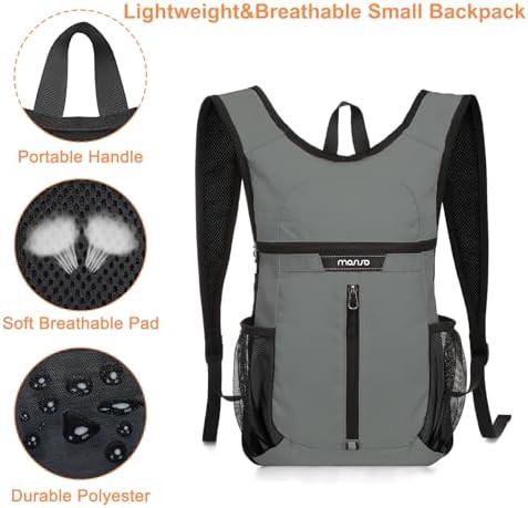 Foldable shoulder travel daypack 10L — photo 4