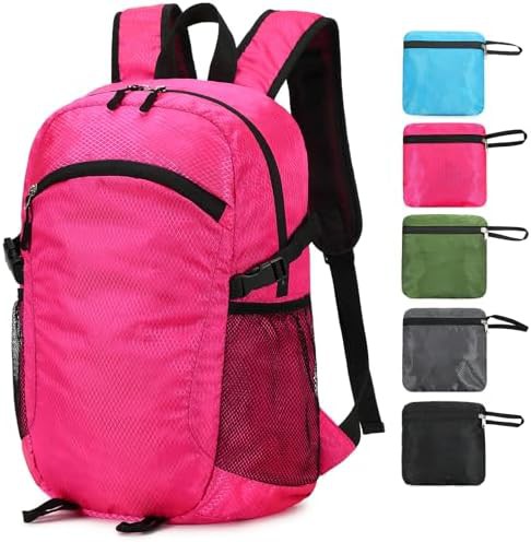Pink small hiking daypack 15l