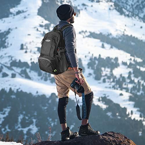 Black waterproof 40l hiking backpack — photo 5