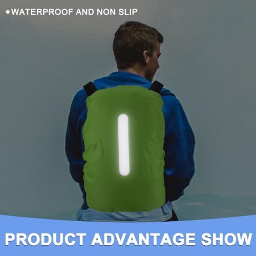 Lawn Green Waterproof Backpack Rain Cover — photo 4