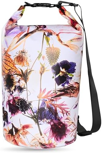 Flower pattern waterproof dry bag 5l